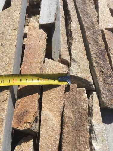 Горбушка златолит золотистый для облицовки купить в Лобне