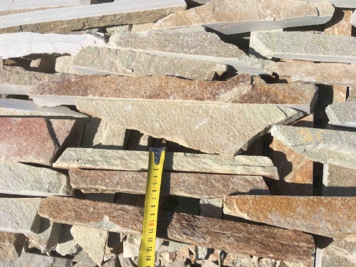 Горбушка златолит золотистый для облицовки купить в Лобне