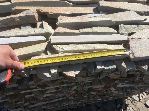 Горбушка златолит золотистый для облицовки купить в Лобне