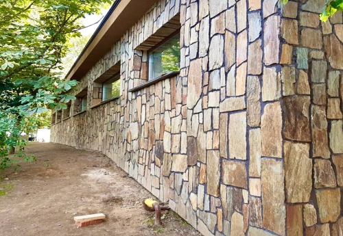 Плитняк кора дерева для цоколя, отмостки купить в Лобне