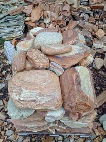 Златолит жёлтый, жёлто-зелёный глыбки и валуны для ланшафтного дизайна купить в Лобне