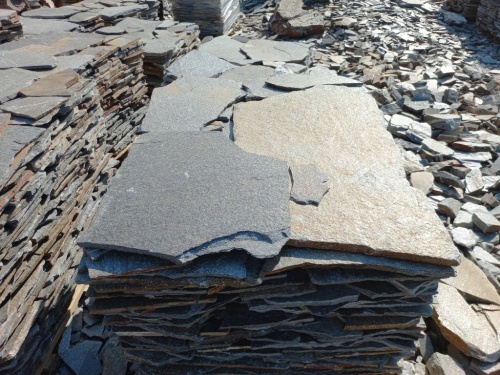 Плитняк серицит облицовочный 10-20мм купить в Лобне