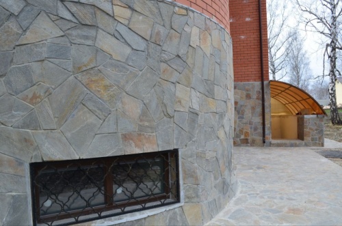 Плитняк златолит Уральский  для фасада купить в Лобне